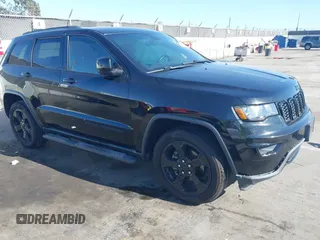 2018 Jeep Grand Cherokee Laredo E with VIN 1C4RJFAG4JC367924, listed as a IAAI auction lot 42065114 with 65,250 mi miles. Bid and sale history available at carsss.com. Image 1.