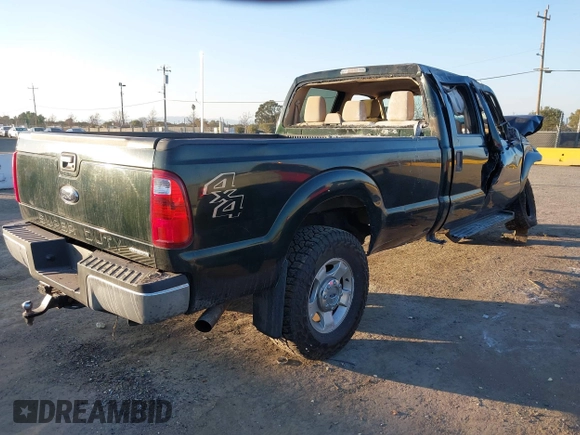2014 Ford Super Duty F-250 SRW XL with VIN 1FT7W2B67EEB02240, listed as a IAAI auction lot 41448516 with 36,584 mi miles. Bid and sale history available at carsss.com. Image 4.