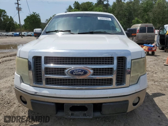 2010 Ford F-150 XL with VIN 1FTFW1CV0AFB14830, listed as a Copart auction lot 52652955 with 345,251 mi miles and Salvage Title. Bid and sale history available at carsss.com. Image 5.
