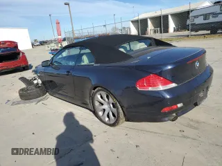 2006 BMW 6 Series 650Ci with VIN WBAEK13486CN78310, listed as a Copart auction lot 88367535 with 97,566 mi miles and Salvage Title. Bid and sale history available at carsss.com. Image 2.
