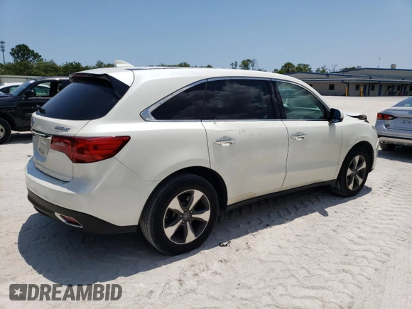 2016 Acura MDX with VIN 5FRYD3H26GB017121, listed as a Copart auction lot 51688653 with 163,867 mi miles. Bid and sale history available at carsss.com. Image 3.