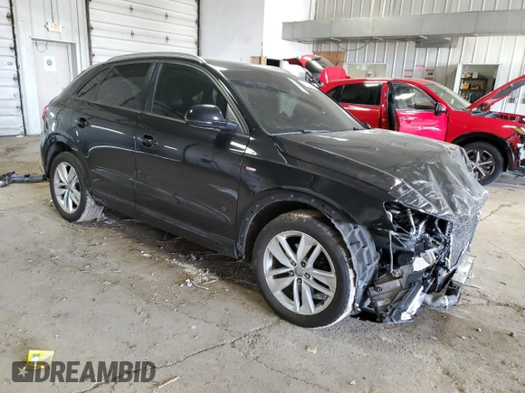 2018 Audi Q3 Premium with VIN WA1ECCFS2JR008180, listed as a Copart auction lot 58560735 with 122,557 mi miles and Non repairable. Bid and sale history available at DreamBid. Image 4.