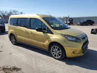 2014 Ford Transit Connect Wagon XLT with VIN NM0GE9F7XE1157901, listed as a Copart auction lot 45498225 with 181,520 mi miles and Salvage Title. Bid and sale history available at carsss.com. Image 4.