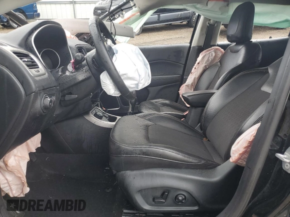 2019 Jeep Compass Latitude with VIN 3C4NJDBB6KT641300, listed as a Copart auction lot 55918885 with 96,965 mi miles and Clean title. Bid and sale history available at DreamBid. Image 7.