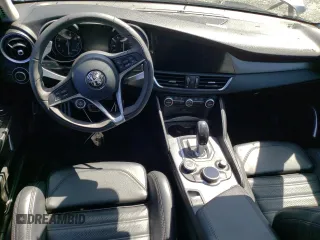 2018 Alfa Romeo Giulia Ti Sport with VIN ZARFAEEN9J7597446, listed as a Copart auction lot 51246143 with 0 mi miles. Bid and sale history available at carsss.com. Image 8.