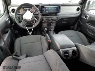 2024 Jeep Wrangler Sport with VIN 1C4PJXDG0RW332722, listed as a Copart auction lot 85292724 with 8,066 mi miles and Salvage Title. Bid and sale history available at carsss.com. Image 8.