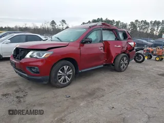 2018 Nissan Pathfinder SL with VIN 5N1DR2MM3JC650758, listed as a IAAI auction lot 41182749 with 40,091 mi miles. Bid and sale history available at carsss.com. Image 17.