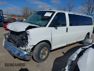 2012 Chevrolet Express Passenger 1LT with VIN 1GAZG1FG7C1157478, listed as a IAAI auction lot 41790091 with 169,173 mi miles and . Bid and sale history available at DreamBid. Image 2.