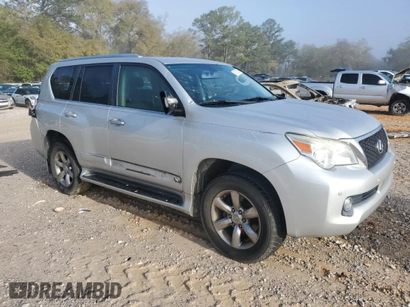 2012 Lexus GX 460 with VIN JTJBM7FX0C5049522, listed as a Copart auction lot 50019585 with 117,871 mi miles and Salvage Title. Bid and sale history available at carsss.com. Image 4.