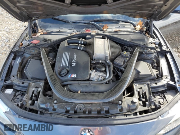 2015 BMW M4 z VIN WBS3U9C51FP967674, wystawiony jako Copart lot #76507384 z przebiegiem 80 518 mil mil oraz Szkoda całkowita • Salvage title. Historia ofert i sprzedaży dostępna na DreamBid. Obrazek 12.