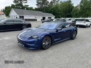 2020 Porsche Taycan Turbo with VIN WP0AC2Y10LSA71456, listed as a Copart auction lot 60939295 with 152,624 mi miles and Clean title. Bid and sale history available at DreamBid. Image 2.
