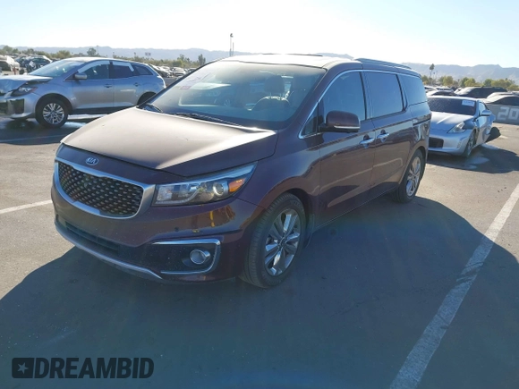 2015 Kia Sedona SX-L with VIN KNDME5C15F6046322, listed as a IAAI auction lot 41301459 with 76,026 mi miles and . Bid and sale history available at DreamBid. Image 17.