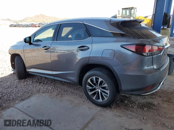 2020 Lexus RX with VIN 2T2AGMDAXLC048248, listed as a Copart auction lot 67398504 with 15,946 mi miles and Salvage Title. Bid and sale history available at carsss.com. Image 2.