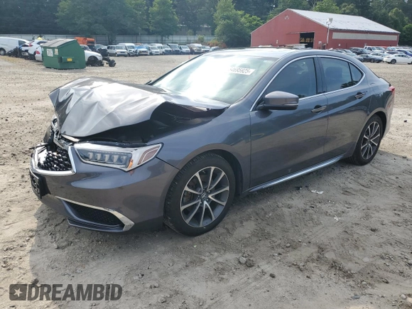 2018 Acura TLX Technology with VIN 19UUB3F50JA000982, listed as a Copart auction lot 64695925 with 72,547 mi miles and Clean title. Bid and sale history available at DreamBid. Image 1.