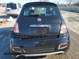 2013 FIAT 500 Turbo with VIN 3C3CFFHH3DT623165, listed as a Copart auction lot 50796075 with 0 mi miles and Salvage Title. Bid and sale history available at carsss.com. Image 6.