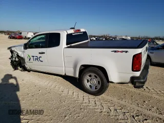 2021 Chevrolet Colorado 4WD Work Truck with VIN 1GCHTBEN6M1205607, listed as a Copart auction lot 46422255 with 40,628 mi miles and Salvage Title. Bid and sale history available at carsss.com. Image 2.