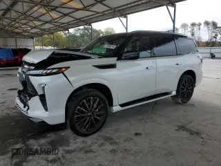 2025 Infiniti QX80 Autograph z VIN JN8AZ3CC3S9601746, wystawiony jako Copart lot #78186414 z przebiegiem 1 235 mil mil oraz Szkoda całkowita • Salvage title. Historia ofert i sprzedaży dostępna na DreamBid. Obrazek 1.