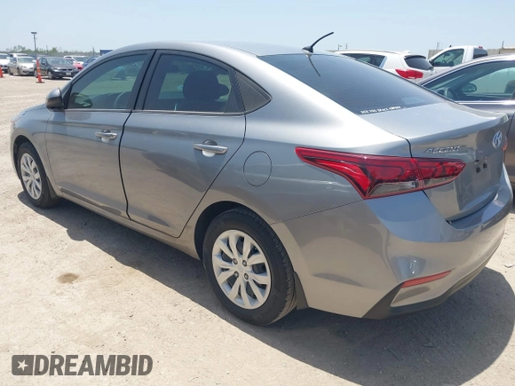 2022 Hyundai Accent SE with VIN 3KPC24A63NE175536, listed as a IAAI auction lot 42759210 with 16,370 mi miles and . Bid and sale history available at DreamBid. Image 3.