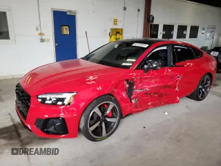2023 Audi A5 Sportback S line Premium Plus with VIN WAUFACF53PA055491, listed as a Copart auction lot 63708803 with 1,755 mi miles. Bid and sale history available at carsss.com. Image 1.