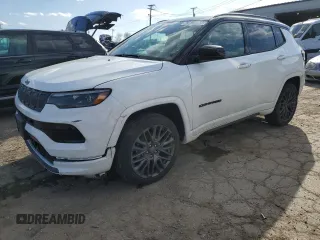 2022 Jeep Compass High Altitude with VIN 3C4NJDCBXNT100723, listed as a Copart auction lot 47873765 with 33,061 mi miles and Clean Title. Bid and sale history available at carsss.com. Image 1.