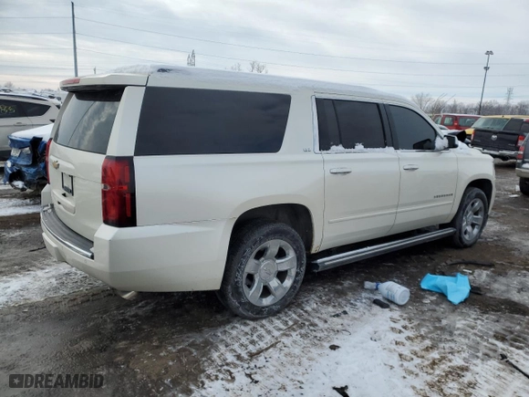 2015 Chevrolet Suburban LTZ with VIN 1GNSKKKC7FR139429, listed as a Copart auction lot 45329105 with NaN miles and Clean Title. Bid and sale history available at carsss.com. Image 3.