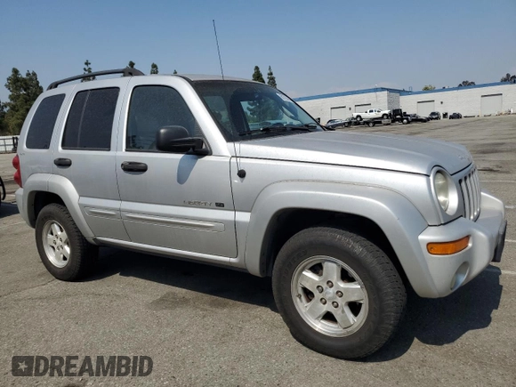 2002 Jeep Liberty Limited with VIN 1J4GL58K62W107105, listed as a Copart auction lot 60105345 with 138,442 mi miles and Clean title. Bid and sale history available at DreamBid. Image 4.