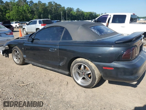 1994 Ford Mustang with VIN 1FALP45T2RF185428, listed as a Copart auction lot 55990495 with 111,353 mi miles and Salvage title. Bid and sale history available at DreamBid. Image 2.