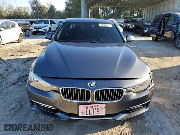 2012 BMW 3 Series 328i with VIN WBA3A5G57CNP15953, listed as a Copart auction lot 46664315 with 80,487 mi miles and Salvage Title. Bid and sale history available at carsss.com. Image 5.