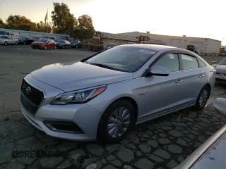 2016 Hyundai Sonata Hybrid SE with VIN KMHE24L19GA036636, listed as a Copart auction lot 37606843 with 0 mi miles. Bid and sale history available at carsss.com. Image 1.