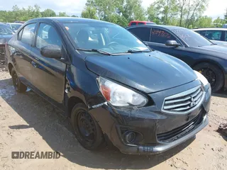 2017 Mitsubishi Mirage ES with VIN ML32F3FJ9HHF11847, listed as a IAAI auction lot 42414819 with 119,956 mi miles and . Bid and sale history available at DreamBid. Image 1.