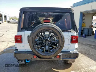 2024 Jeep Wrangler Sahara with VIN 1C4RJXP64RW274769, listed as a Copart auction lot 55928655 with Not provided miles and Clean title. Bid and sale history available at DreamBid. Image 6.
