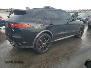 2020 Jaguar F-Pace SVR with VIN SADCZ2EE3LA617303, listed as a Copart auction lot 73005284 with 85,521 mi miles and Salvage Title. Bid and sale history available at DreamBid. Image 3.