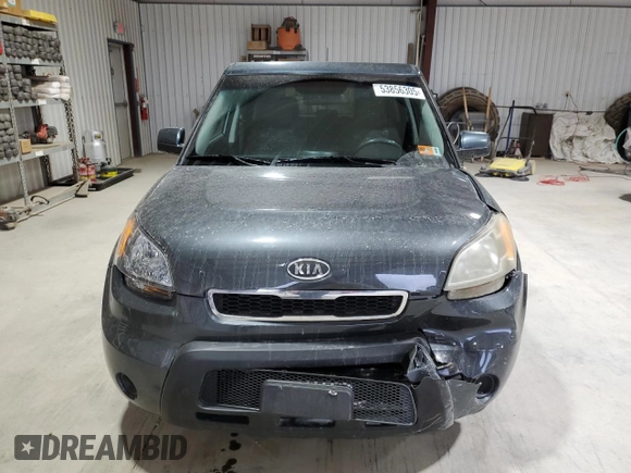 2011 Kia Soul + with VIN KNDJT2A28B7227132, listed as a Copart auction lot 53856305 with 185,608 mi miles and Salvage Title. Bid and sale history available at carsss.com. Image 5.
