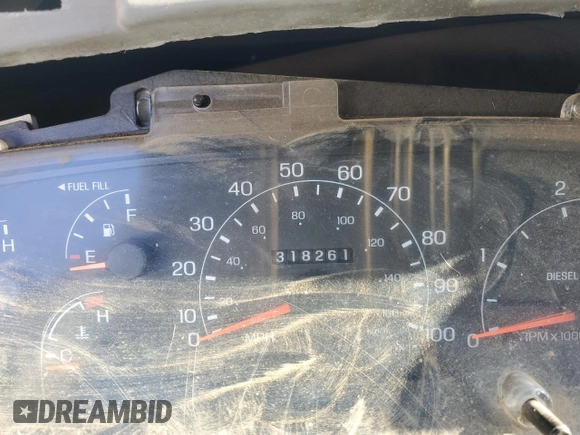2001 Ford F-350 XL with VIN 1FTWW32F21ED02292, listed as a Copart auction lot 89184265 with 318,261 mi miles and Salvage title. Bid and sale history available at DreamBid. Image 9.