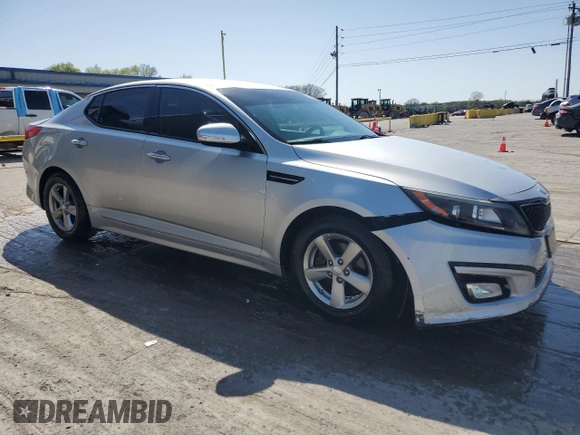 2014 Kia Optima LX with VIN 5XXGM4A75EG299240, listed as a Copart auction lot 52168545 with 140,196 mi miles and Salvage Title. Bid and sale history available at carsss.com. Image 4.