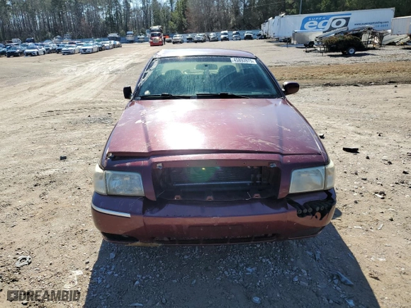 2006 Mercury Grand Marquis GS with VIN 2MEFM74W46X600566, listed as a Copart auction lot 45893975 with 0 mi miles and Salvage Title. Bid and sale history available at carsss.com. Image 5.