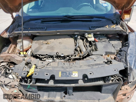 2017 Ford Escape Titanium with VIN 1FMCU0JD3HUA31410, listed as a Copart auction lot 52729025 with 68,256 mi miles and Salvage Title. Bid and sale history available at DreamBid. Image 12.
