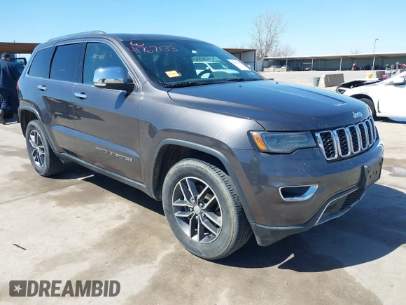 2017 Jeep Grand Cherokee Limited with VIN 1C4RJEBG9HC934177, listed as a IAAI auction lot 41767133 with 140,422 mi miles. Bid and sale history available at carsss.com. Image 1.