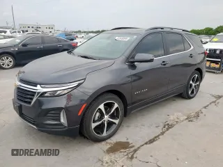 2022 Chevrolet Equinox LT с VIN 3GNAXKEV6NS231296, выставлен на аукционе Copart как лот 52049595 с пробегом 57 392 миль миль и Чистый • Clean title. История ставок и продаж доступна на DreamBid. Изображение 1.