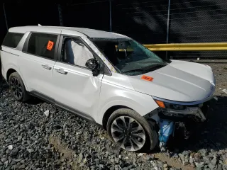 2024 Kia Carnival EX with VIN KNDNC5H38R6316250, listed as a Copart auction lot 70963234 with 0 mi miles and Salvage Title. Bid and sale history available at carsss.com. Image 4.