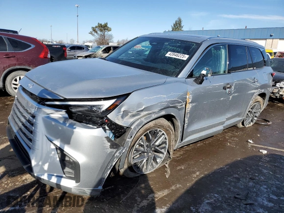 2024 Lexus TX 350 z VIN 5TDAAAB66RS012110, wystawiony jako Copart lot #43946225 z przebiegiem 10 212 mil mil oraz Szkoda całkowita • Salvage title. Historia ofert i sprzedaży dostępna na DreamBid. Obrazek 1.