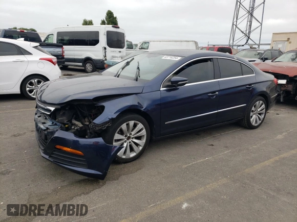 2012 Volkswagen CC Sport PZEV with VIN WVWMP7AN1CE500241, listed as a Copart auction lot 63716254 with 162,788 mi miles and Clean Title. Bid and sale history available at carsss.com. Image 1.