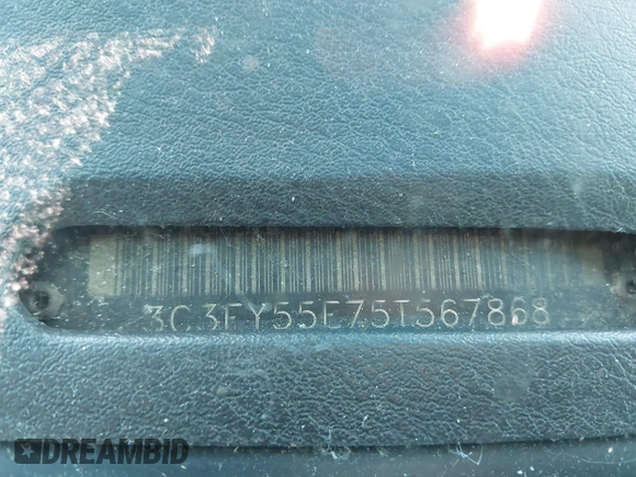 2005 Chrysler PT Cruiser Touring z VIN 3C3EY55E75T567868, wystawiony jako IAAI lot #41779206 z przebiegiem 188 524 mil mil oraz . Historia ofert i sprzedaży dostępna na DreamBid. Obrazek 9.