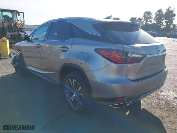 2022 Lexus RX with VIN 2T2HZMAA7NC255857, listed as a IAAI auction lot 41396704 with 27,631 mi miles. Bid and sale history available at carsss.com. Image 2.