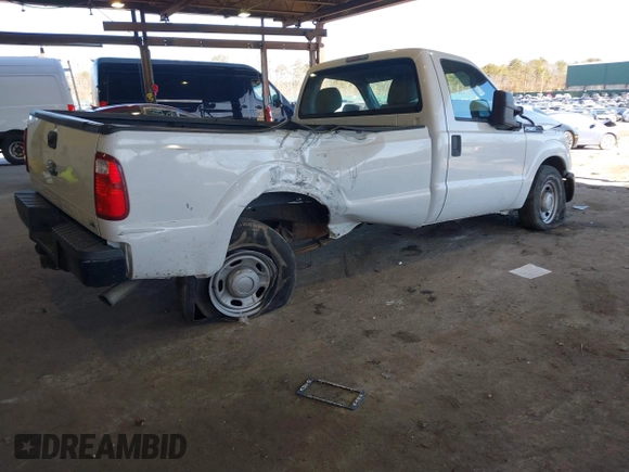 2011 Ford F-250 XL with VIN 1FTBF2A60BEA93100, listed as a IAAI auction lot 41613083 with 61,442 mi miles and . Bid and sale history available at DreamBid. Image 4.