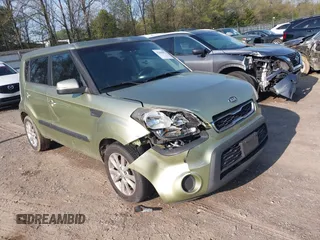 2012 Kia Soul + with VIN KNDJT2A63C7420566, listed as a IAAI auction lot 42006073 with 270,997 mi miles and . Bid and sale history available at DreamBid. Image 1.