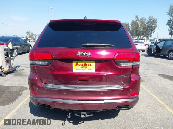 2020 Jeep Grand Cherokee Limited X with VIN 1C4RJEBG5LC152483, listed as a IAAI auction lot 41980187 with 137,459 mi miles. Bid and sale history available at carsss.com. Image 17.