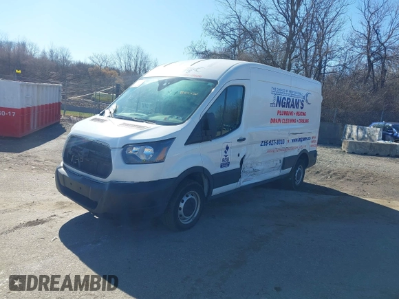 2019 Ford Transit with VIN 1FTYR2CM3KKB23320, listed as a IAAI auction lot 41824025 with 29,221 mi miles. Bid and sale history available at carsss.com. Image 2.