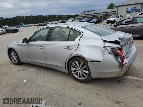 2014 Infiniti Q50 with VIN JN1BV7AP5EM678499, listed as a Copart auction lot 47460365 with 84,286 mi miles and Salvage Title. Bid and sale history available at carsss.com. Image 2.