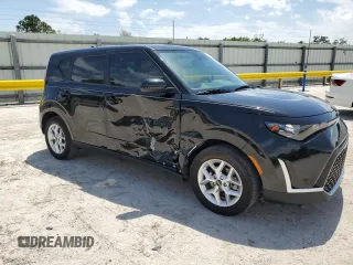 2024 Kia Soul LX with VIN KNDJ23AU0R7911774, listed as a Copart auction lot 52014835 with 28,246 mi miles and Salvage Title. Bid and sale history available at carsss.com. Image 4.